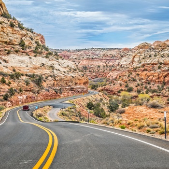 Vejen Grand Staircase Escalante i Utah - USA