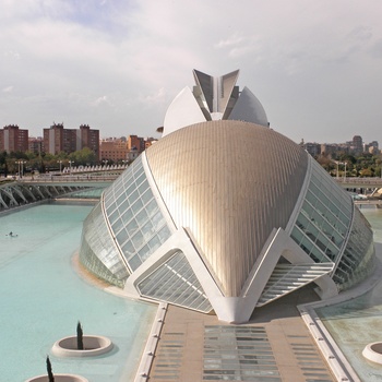 Kunstarternes og videnskabernes by i Valencia, Spanien