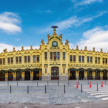 Togstationen i Valencia, Spanien