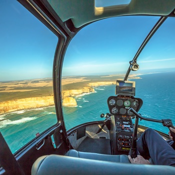 Helikoptertur over Great Ocean Road i Victoria - Australien