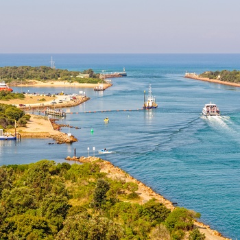 Lakes Entrance - strande, søer og vandveje i Victoria