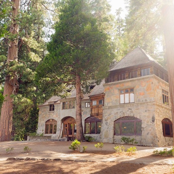 Vikingsholm i Emerald Bay, Lake Tahoe - Californien