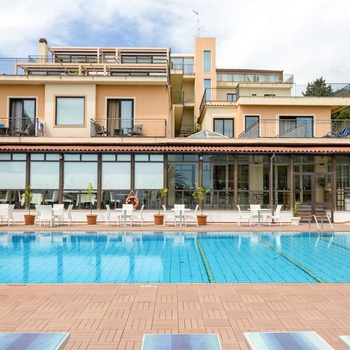 Villa Esperia i Taormina på Sicilien - Facade