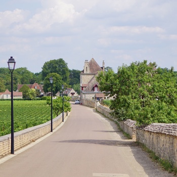 Vinlandsby på Routes des Grand Crus Bourgogne