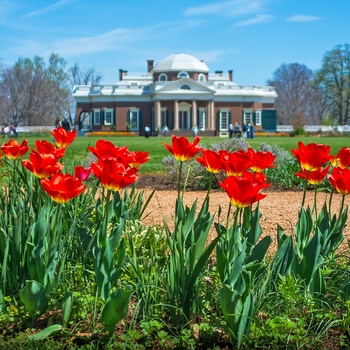 Monticello i Charlottesville - Virginia i USA