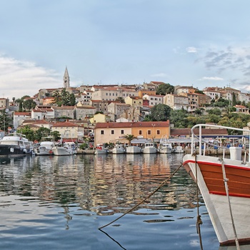 Kystbyen Vrasar i Istrien, Kroatien