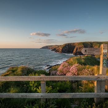 Wales - Pembrokeshire Coastal path ved Ceibwr Bay
