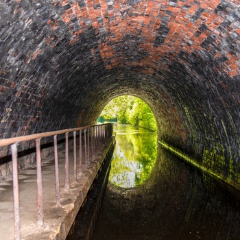 Wales - Whitehouses Tunnel bygget i det 18. århundrede på Llangollen Canal