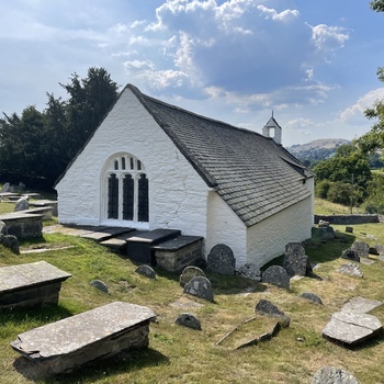 Wales, Corwen - Llangar Church