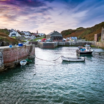 Wales, Pembrokeshire - den idylliske fiskerby Porthgain