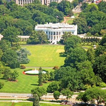 Det Hvide Hus set fra en drone,  Washington D.C