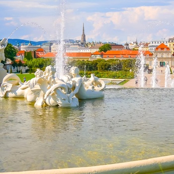 Slottet og slotsparken Belvedere i Wien, Østrig