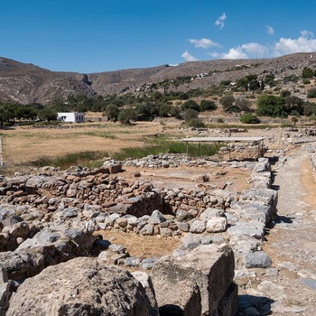 Ruinerne af Zakros-paladset på Kretas østkyst