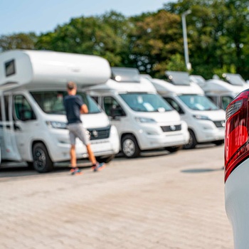 Afhentning af autocamper