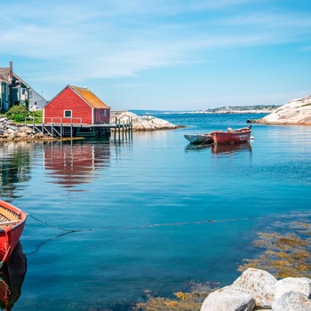 Peggy's Cove på Nova Scotia i det Østlige Canada