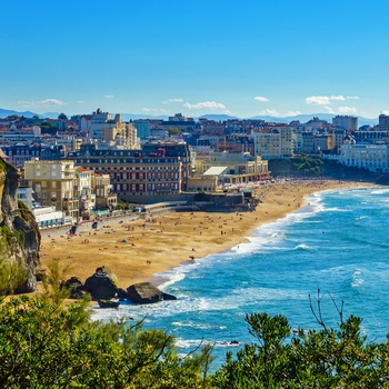 Lækker strand i Biarritz