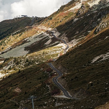 Col de la Loze - cykelvejen op til passet - Foto: Courchevel Tourism