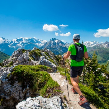 Courchevel i de franske Alper - Tag på vandretur. Foto: Courchevel Tourism