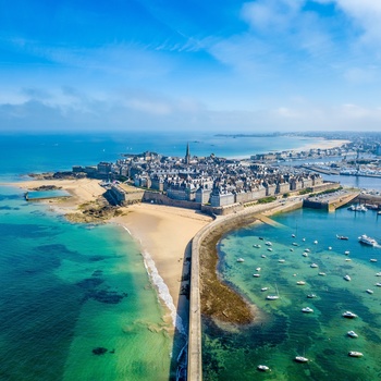 Kystbyen Saint Malo i Bretagne, Frankrig