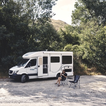 Sådan ser frokostpausen ud, når man rejser i New Zealand i motorhome