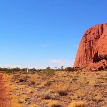 På vej til Ayers Rock (Uluru)