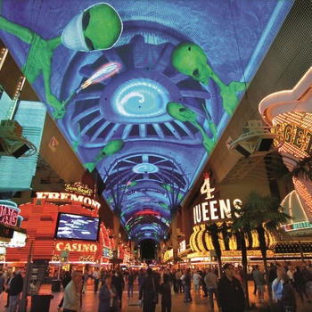 Fremont street i "det gamle" Las Vegas