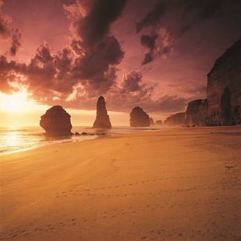Great Ocean Road i Victoria i Australien