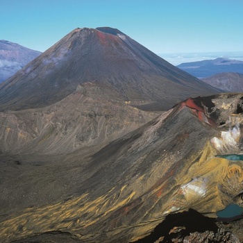 Tongariro nationalpark i New Zealand