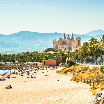 Strand tæt på Palma de Mallorca