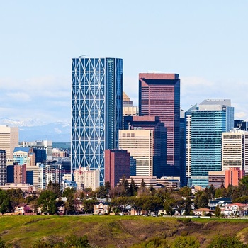 Calgary skyline og Tower, Canada