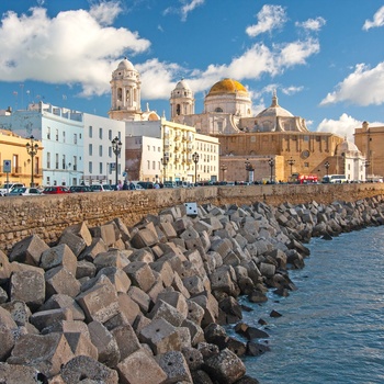 Havnebyen Cadiz i Andalusien