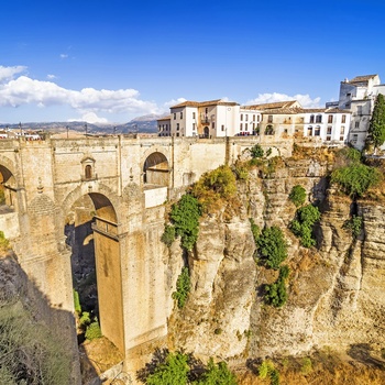 Ronda og Puente Nuevo-broen i Andalusien