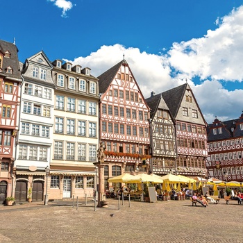 Historiske Römerberg i Frankfurt