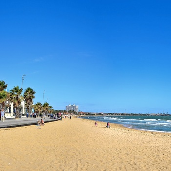 St. Kilda stranden tæt på Melbourne - Australien