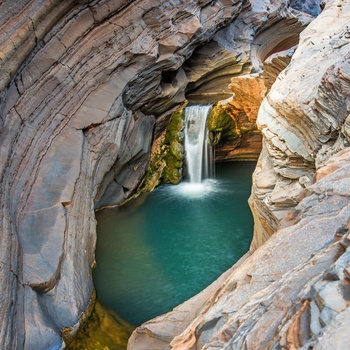 Vandflad i Karijini National Park - Western Australia