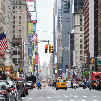 Travl gade på Manhattan i New York City