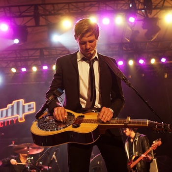 Til koncert på spillested i Nashville