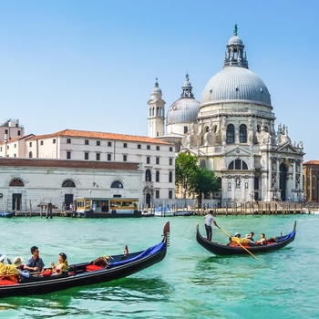 Venedig - Canal Grande på en sommerdag