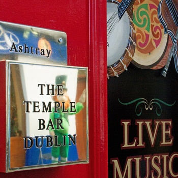Detalje fra Temple Bar i Dublin
