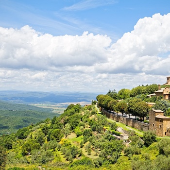 Montalcino i Toscana