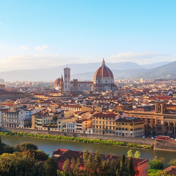 Panoramaudsigt ud over Firenze