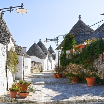 Alberobellos i Trulli, Apulien i Italien