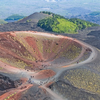 Vulkanen Etna på Sicilien