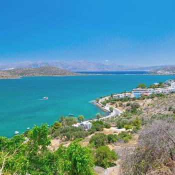 Udsigt til Mirabello Bay på Kreta