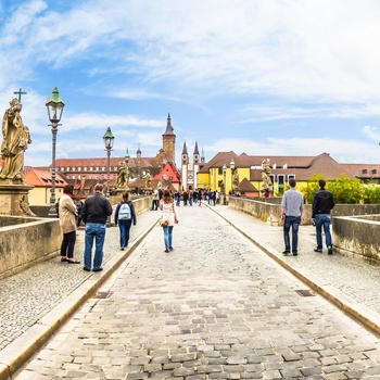 Bro til byen Wurzburg, Tyskland