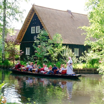 I kano på floden Spree, Spreewald