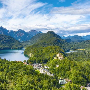 Hohenschwangau slot i Sydtyskland