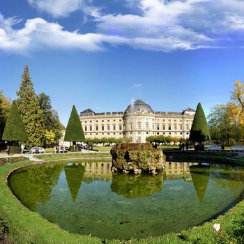 Würzburger Residenz - barokslot i Sydtyskland