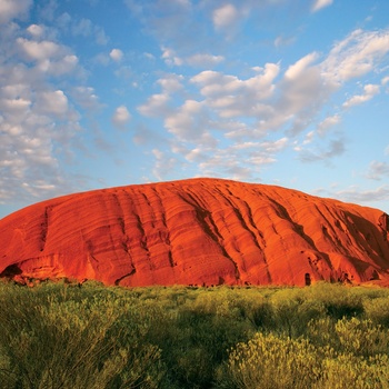 Uluru, også kendt som Ayers Rock i Northern Territory