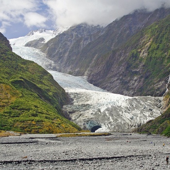 Franz Josef Glacier - gletsjer på sydøen i New Zealand